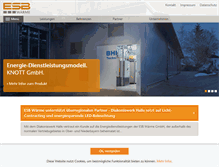 Tablet Screenshot of esb-waerme.de